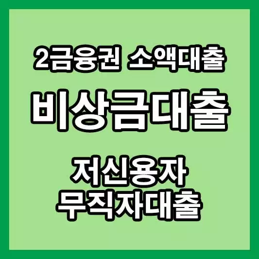 비상금-대출-조건