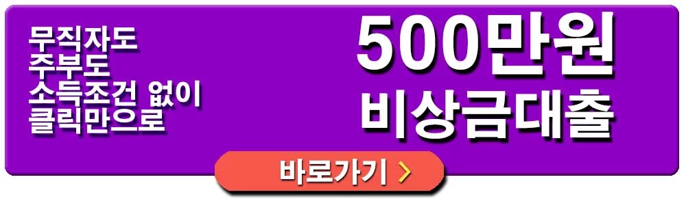 500만원 비상금대출